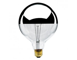 Bulbrite 712351 - 100G40HM - 100 Watt - 120 Volt - Incandescent - G40 - Medium (E26) - Clear Half Chrome - 2,700 Kelvin