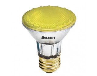Bulbrite 683508 - H50PAR20Y - 50 Watt - 120 Volt - Halogen - PAR20 - Medium (E26) - Yellow