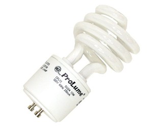 Halco 46506 - CFL13/27/GU24 - ProLume - Compact Fluorescent - Self-Ballasted - 13 Watt - 120 Volt - T2 - Twist and Lock (GU24) - Non-Dimmable - 2,700 Kelvin