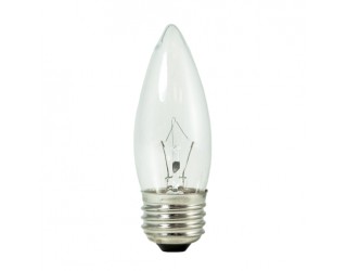Bulbrite 460525 - KR25ETC/32 - 25 Watt - 120 Volt - Krypton  - B10 - Medium (E26) - Clear - 2,600 Kelvin