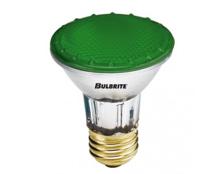 Bulbrite 683504 - H50PAR20G - 50 Watt - 120 Volt - Halogen - PAR20 - Medium (E26) - Green