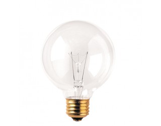 Bulbrite 331040 - 40G25CL3 - 40 Watt - 130 Volt - Incandescent - G25 - Medium (E26) - Clear - 2,600 Kelvin