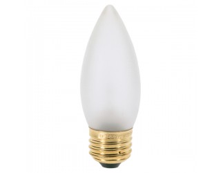 Satco A3635 - 40B11/F - Incandescent - 130 Volt - 40 Watt - B11 - Medium (E26) - Dimmable Decorative Light - Frosted Finish