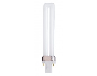 GE 97561 - F9BX/841/ECO - Compact Fluorescent - 9 Watt - T4 - Single Tube - 2-Pin (G23) - 4,100 Kelvin (Cool White)