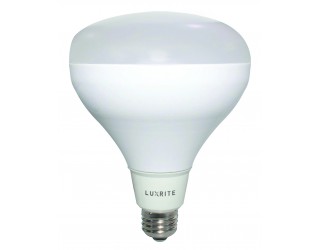 Luxrite LR21064 - L15BR30/40K/DIM/2 - Dimmable LED - 15 Watt - 120 Volt - Medium (E26) - R30 - 4,000 Kelvin (Cool White)