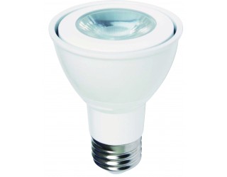 Luxrite LR23122 - L7PAR20/FL40/35K/DIM - Dimmable LED - 7 Watt - 120 Volt - Medium (E26) - PAR20 - 3,500 Kelvin (Natural)