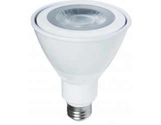 Luxrite LR23131 - L10PAR30/FL40/30K/DIM/ES - Dimmable LED - 10 Watt - 120 Volt - Medium (E26) - PAR30 - 3,000 Kelvin (Soft White)