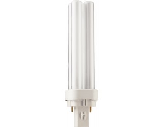 Philips 383117 - 13 Watt - Compact Fluorescent - PL-C - 2-Pin (GX23-2) - Warm White - 3,000 Kelvin