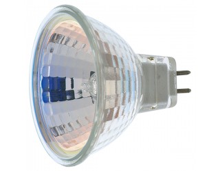 Satco S1956 - 20MR16/FL - 20 Watt - 12 Volt - Halogen - MR16 - Mini Bi-Pin (GU5.3/GX5.3)