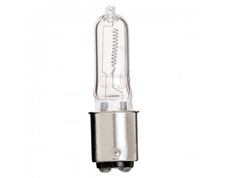 Satco S1983 - 500Q/CL - 500 Watt - 120 Volt - Halogen - T4 - DC Bayonet (BA15d) - Clear
