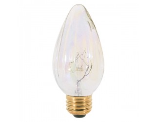 (2 Pack) Satco S2769 - 40F15/AU - Incandescent - 120 Volt - 40 Watt - F15 - Medium (E26) - Dimmable Decorative Light - Aurora