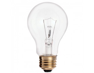 (6 Pack) Sylvania 12843 - 135A21/TS/8M/SS - Incandescent - 120 Volt - 135 Watt - A21 - Medium (E26) - Clear Finish