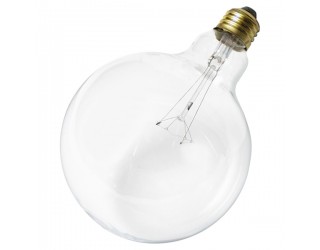 Satco S3012 - 60G40 - Incandescent - 120 Volt - 60 Watt - G40 - Medium (E26) - Dimmable Globe Light - Clear Finish