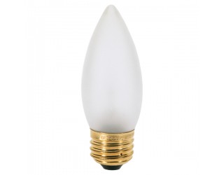 Satco S3235 - 40B11/F - Incandescent - 120 Volt - 40 Watt - B11 - Medium (E26) - Dimmable Decorative Light - Frosted Finish