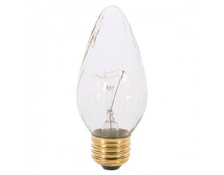 Satco S3364 - 25F15/W - Incandescent - 120 Volt - 25 Watt - F15 - Medium (E26) - Dimmable Decorative Light - White