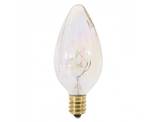 Satco S3373 - 25F10/AU - Incandescent - 120 Volt - 25 Watt - F10 - Candelabra (E12) - Dimmable Decorative Light - Aurora