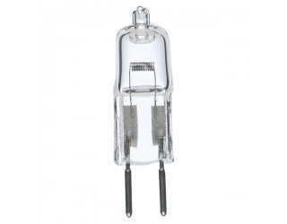 Satco S3471 - 75T4/CL - 75 Watt - 12 Volt - Halogen - T4 - Bi-Pin (GY6.35) - Clear