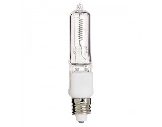 Satco S3486 - 150Q/CL/MC - 150 Watt - 120 Volt - Halogen - T4.5 - Mini Candelabra (E11) - Clear