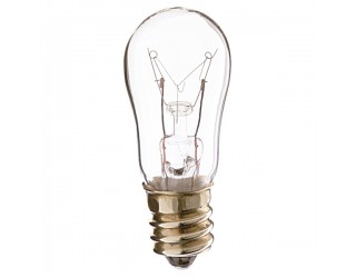 Satco S3900 - 6S6 - Incandescent - 130 Volt - 6 Watt - S6 - Candelabra (E12) - Indicator & Sign - Dimmable - Clear Finish