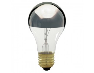 Satco S3956 - 100A/SL - 100 Watt - 130 Volt - Incandescent - A19 - Medium (E26) - Silver Crown