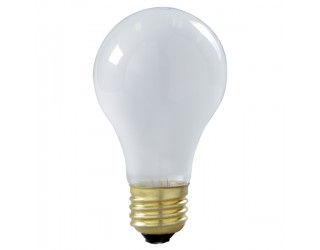 (2 Pack) Satco S3970 - 75A/RS - Incandescent - 130 Volt - 75 Watt - A19 - Medium (E26) - General Service - Dimmable - Frosted Finish