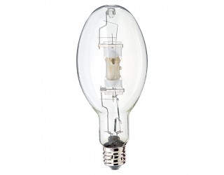 Venture Lighting 21714 - MP320/BU/ED37/UVS/PS - High-Intensity Discharge (HID) - 320 Watt - ED37 - Exclusionary Mogul Screw (EX39) - Metal Halide - Pulse Start - Probe Start - Clear Finish - 4,000 Kelvin (Cool White)
