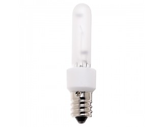 Satco S4485 - KX60FR/3M/E12 - Halogen - 60 Watt - 120 Volt - T3 - Candelabra (E12) - Frosted Finish - 2,900 Kelvin (Warm White)