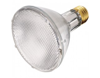 Satco S4878 - CDM70/PAR30L/M/SP - High-Intensity Discharge (HID) - 70 Watt - PAR30 - Medium (E26) - Metal Halide - Pulse Start - Probe Start - Clear Finish - 3,000 Kelvin (Warm White)