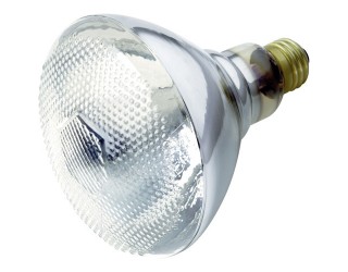 Satco S5000 - 75BR38/FL/230V - Incandescent - 230 Volt - 75 Watt - BR38 - Medium (E26) - Dimmable Reflector - Clear Finish
