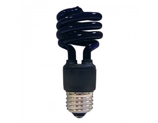 Satco S5515 - 13T2/BLB - Compact Fluorescent - 13 Watt - 120 Volt - Blacklight - T2 - Medium (E26)