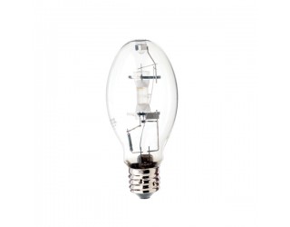 Satco HyGrade S5830 - MH70/ED28/U/4K - High-Intensity Discharge (HID) - 70 Watt - ED28 - Exclusionary Mogul Screw (EX39) - Metal Halide - Probe Start - Clear Finish - 4,200 Kelvin (Cool White)