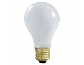 Satco S6010 - 100A/LHT/Left Hand Thread - Incandescent - 130 Volt - 100 Watt - A19 - Medium Screw (E26LHT) - General Service - Dimmable - Frosted Finish