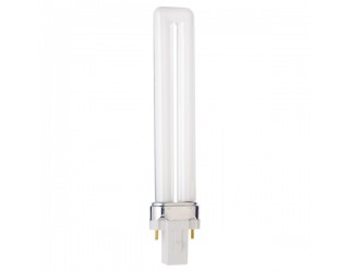 Sylvania 20308 - CF9DS/850 - Compact Fluorescent Single Twin Tube - 9 Watt - T4 - 2-Pin (G23) - 5,000 Kelvin (Natural Light)
