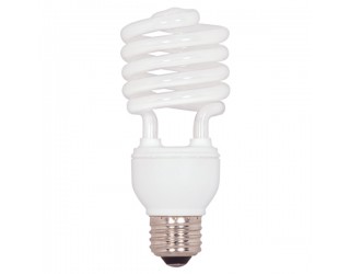 Satco S7229 - 23T2/50 - Spiral Compact Fluorescent - 120 Volt - 23 Watt - T2 - Medium (E26) - 5,000 Kelvin (Natural Light)