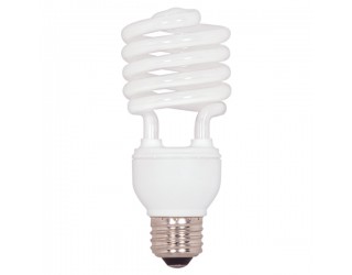 Satco S7234 - 20T2/27 - Compact Fluorescent - 20 Watt - 120 Volt - T2 - Medium (E26) - 2,700 Kelvin (Warm White)