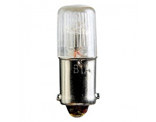 Satco S7801 - B2A NE51H 105/125V .14W BA9S - Miniature Light - 0.14 Watt - 105 Volt - T3 1/4 - Mini Bayonet (BA9s) - Clear Finish