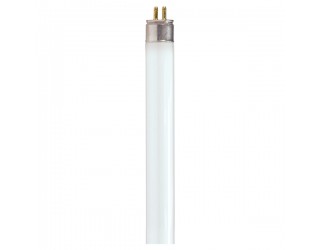Satco HyGrade S8137 - F24T5/830/HO/ENV - Fluorescent HO High Performance Lamp - 24 Watt - T5 - Mini 2-Pin (G5) - 3,000 Kelvin (Warm White)