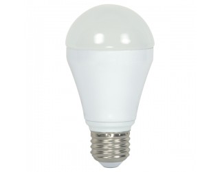 Satco S8995 - 8 Watt - 120 Volt - LED - A19 - Medium (E26) - Frosted White - 3,000 Kelvin