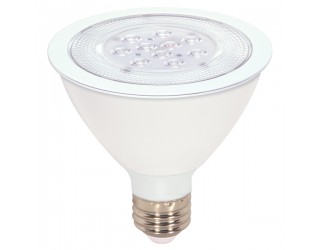 Satco S9087 - 11PAR30/SN/LED/40'/4000K/120V/D - 11 Watt - 120 Volt - LED - PAR30 - Medium (E26) - Short Neck - Array White - 4,000 Kelvin