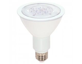 Satco S9090 - 11PAR30/LN/LED/40'/3000K/120V/D - 11 Watt - 120 Volt - LED - PAR30 - Medium (E26) - Long Neck - Array White - 3,000 Kelvin