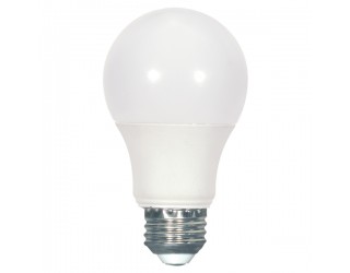 Satco S9113 - Non-Dimmable - 6.4A19/LED/5000K/120V - 6.4 Watt - 120 Volt - LED - A19 - Medium (E26) - Frosted White - 5,000 Kelvin