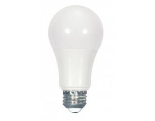 Satco S9115 - Non-Dimmable - 9.6A19/LED/5000K/120V - 9.6 Watt - 120 Volt - LED - A19 - Medium (E26) - Frosted White - 5,000 Kelvin