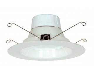 Satco S9196 - LED Retrofit Fixture - 11WLED/RDL/5-6/120V/27K/DIM - 11 Watt - 120 Volt - Medium (E26) - 2,700 Kelvin (Frosted White)