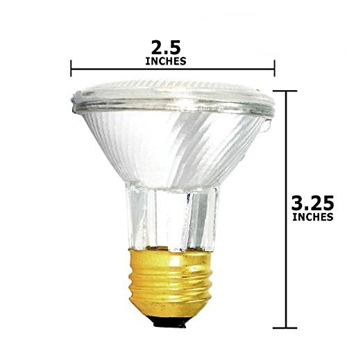 (6 Pack) KOR K25360 - 39PAR20/FL/120V - Halogen - PAR20 - 39 Watt (50 ...