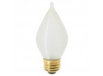 Satco S3415 - 60C15 - Incandescent - 120 Volt - 60 Watt - C15 - Medium (E26) - Dimmable Decorative Light - Spun White