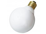 Satco S3440 - 25G25/W - Incandescent - 120 Volt - 25 Watt - G25 - Medium (E26) - Dimmable Globe Light - Gloss White