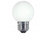 Satco S9159 - 1.4 Watt - 120 Volt - LED - G16.5 - Medium (E26) - Coated White - 2,700 Kelvin (Warm White)