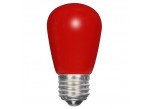 Satco S9170 - 1.4 Watt - LED - 1.4 Watt - 120 Volt - S14 - Medium (E26) - Ceramic Red